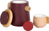 Medinis kavos, arbatos ir saldumynų rinkinys
